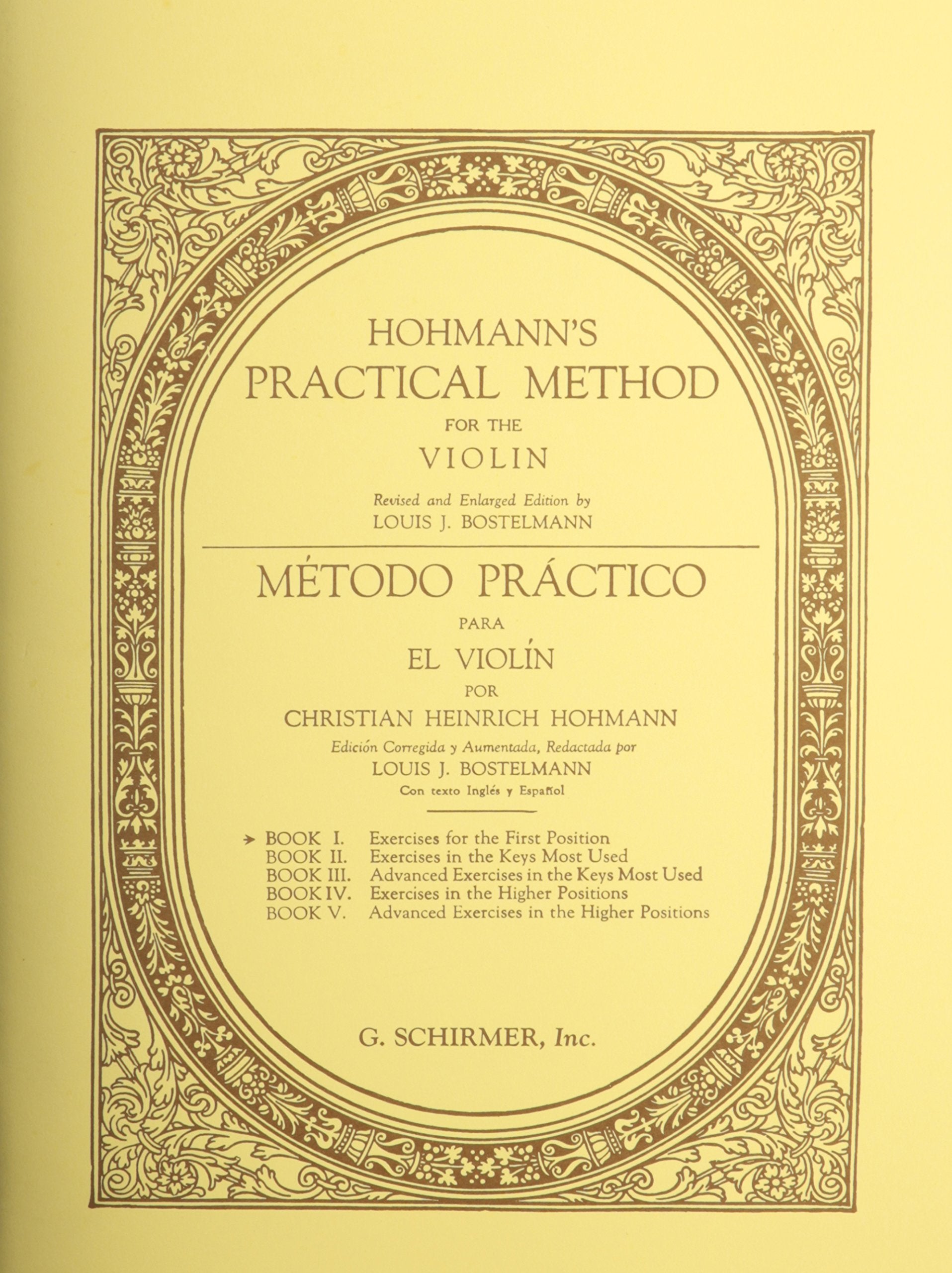 Practical Method for the Violin - Book 1  Beginner Violin Method Sheet Music for Students and Teachers  Unaccompanied Violin Technique Study  Bilingual English Spanish Instruction Music Book