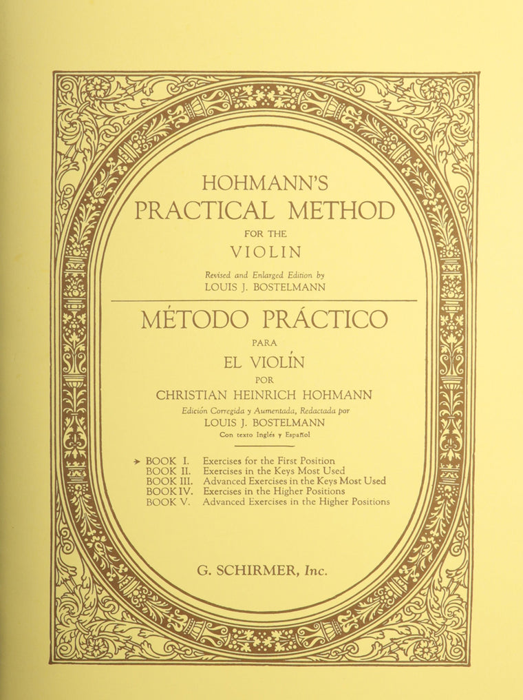 Practical Method for the Violin - Book 1  Beginner Violin Method Sheet Music for Students and Teachers  Unaccompanied Violin Technique Study  Bilingual English Spanish Instruction Music Book