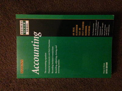 Accounting (Barron's Business Review Series)
