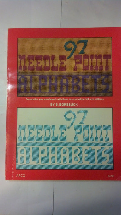 97 Needlepoint Alphabets by Borssuck, B.