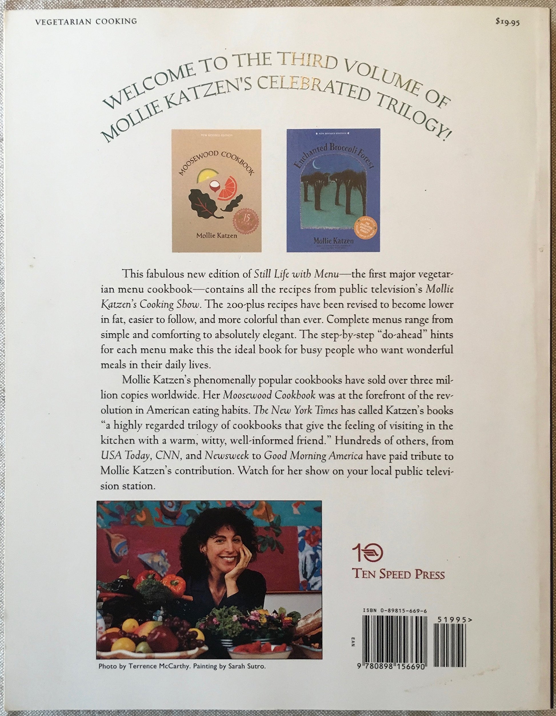 Still Life with Menu Cookbook