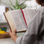 NKJV, Reference Bible, Classic Verse-by-Verse, Center-Column, Leathersoft, Black, Red Letter, Comfort Print: Holy Bible, New King James Version