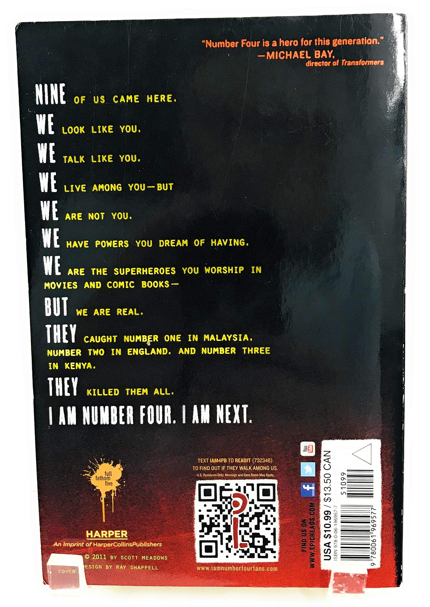 I Am Number Four Movie Tie-in Edition (Lorien Legacies, 1)