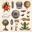The Sticker Book of Curiosities (over 750 stickers) (Sticker Books)