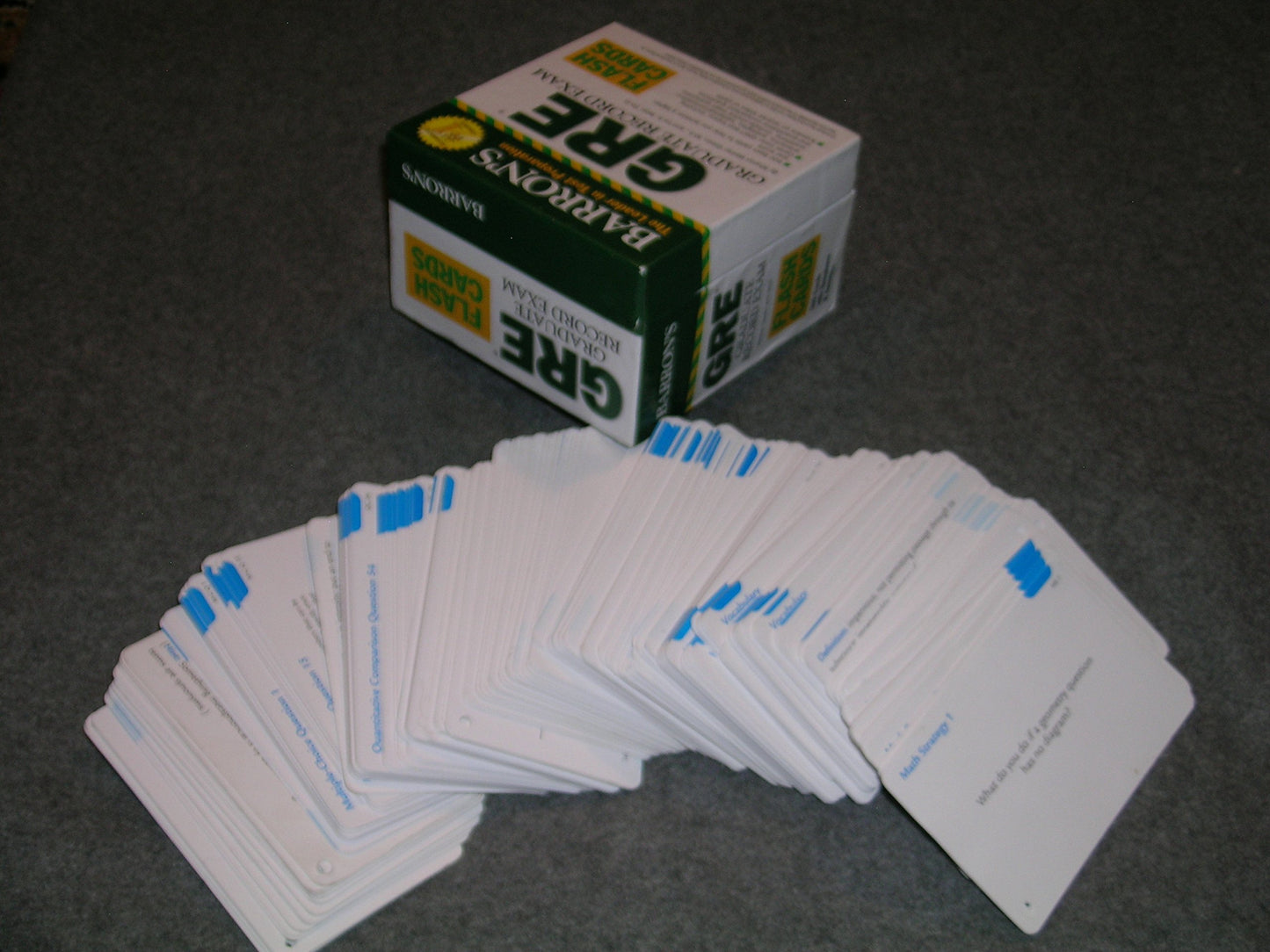 Barron's GRE Flash Cards: Graduate Record Exam