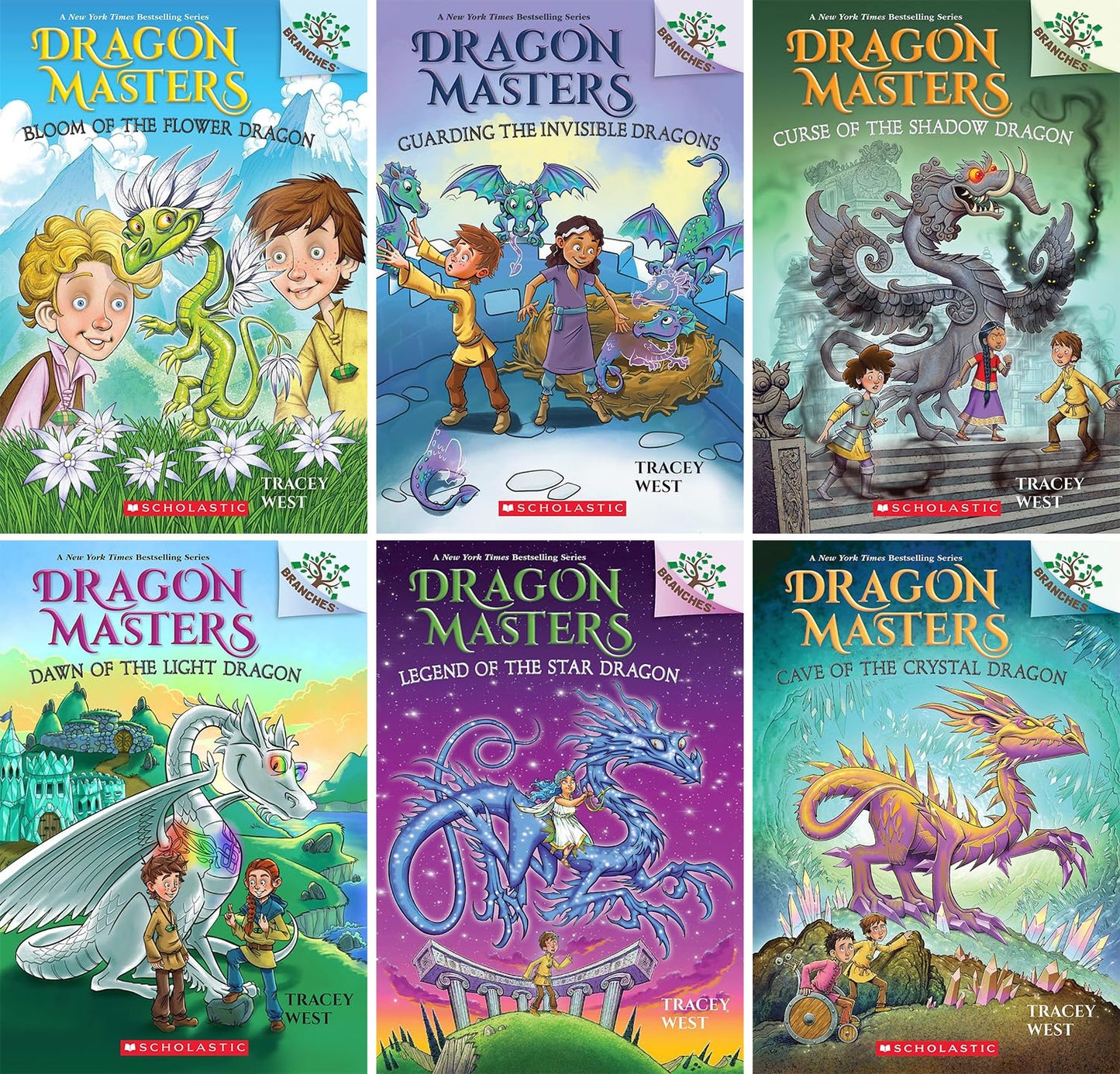 The Dragon Masters Series. 6 Books Collection Set. Vol. 21- Vol. 26 by Tracey West