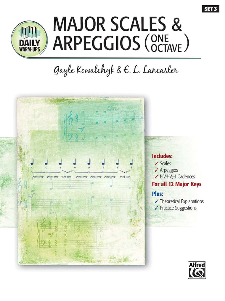 Daily Warm-Ups, Bk 3: Major Scales & Arpeggios (One Octave)