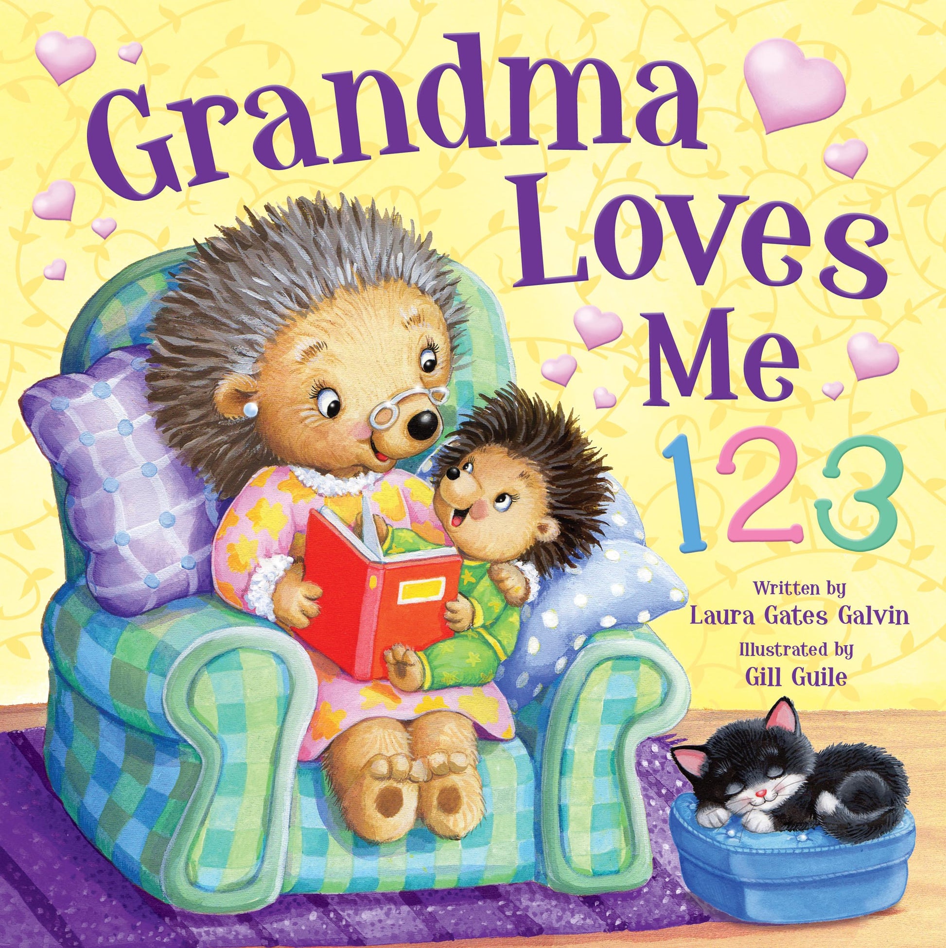 Grandma Loves Me 123 - Children's Picture Board Book for Toddlers  Learn to Count 1 to 10  Rhyming Storytime Book with Adorable Animals & Bright Illustrations  Bedtime Story Book for Boys & Girls