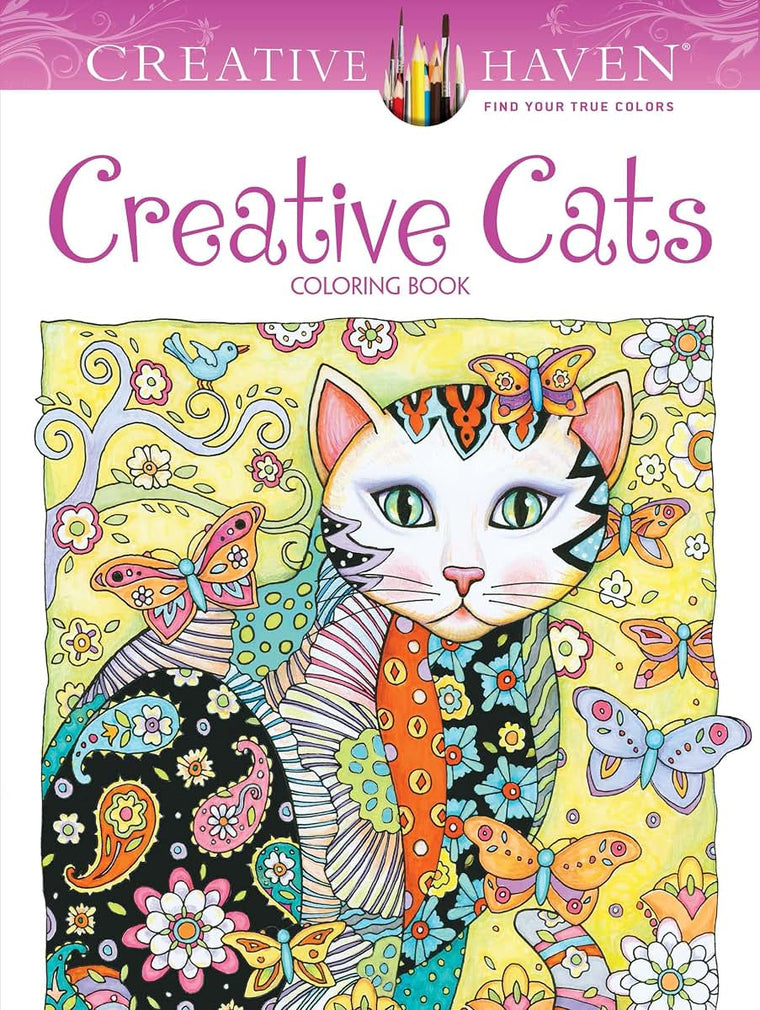 Creative Haven Creative Cats Coloring Book (Adult Coloring Books: Pets)