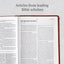 CSB Everyday Study Bible, British Tan LeatherTouch, Black Letter, Study Notes, Illustrations, Aricles, Easy-to-Carry, Easy-to-Read Bible Serif Type