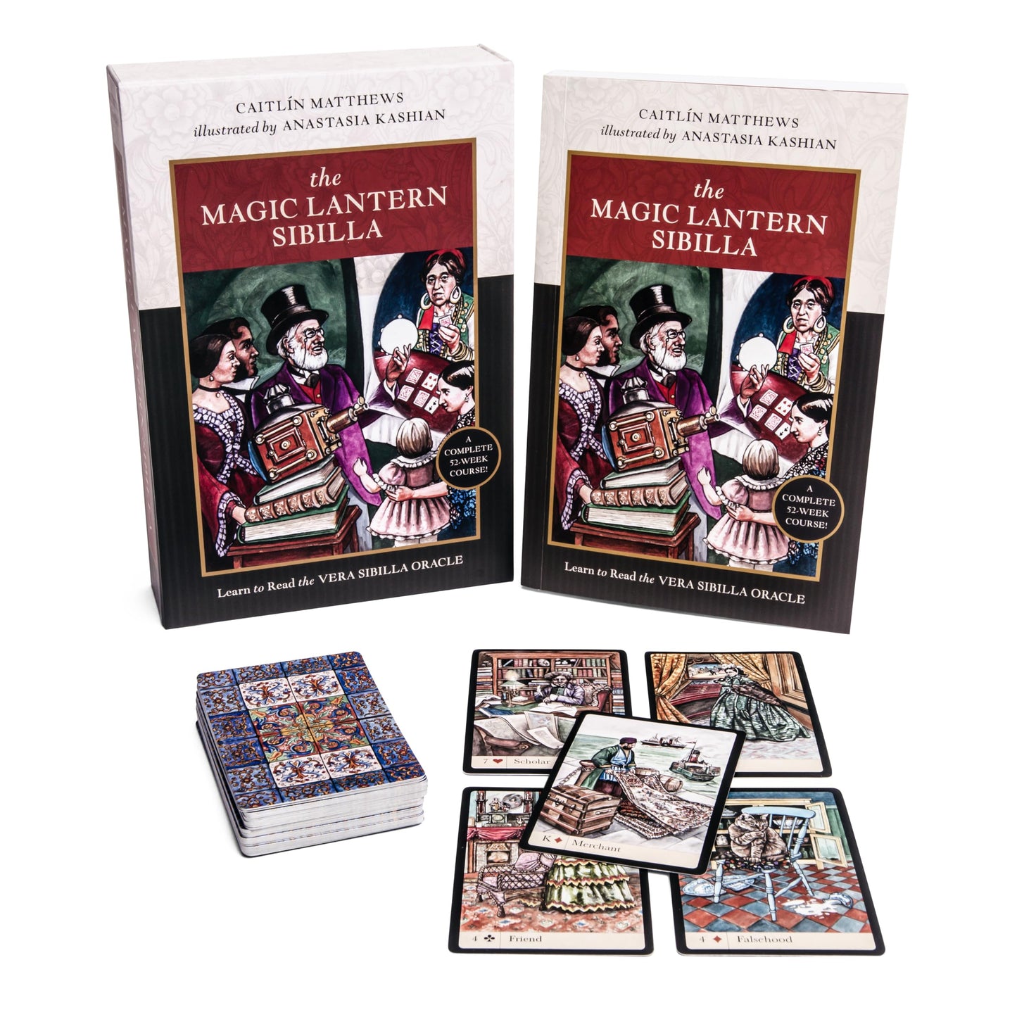The Magic Lantern Sibilla: Learn to Read the Vera Sibilla Oracle (Oracle Kit Box Set with 52 Cards and Guide Book)
