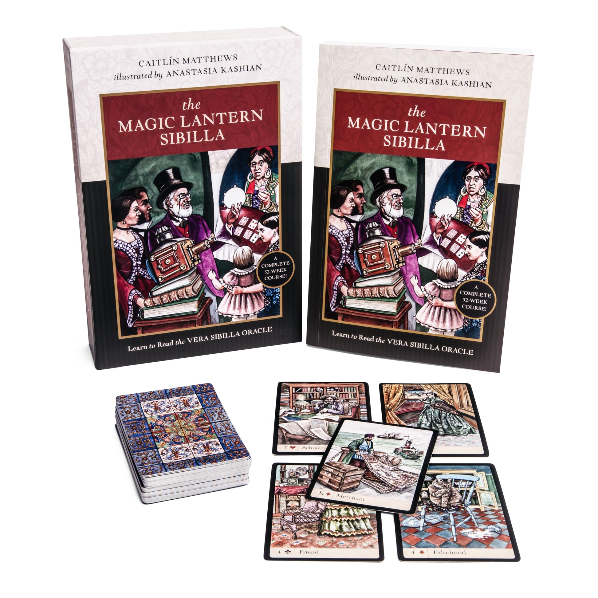 The Magic Lantern Sibilla: Learn to Read the Vera Sibilla Oracle (Oracle Kit Box Set with 52 Cards and Guide Book)