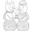 Merry & Bright Holiday Coloring Book (Design Originals) A Festive Christmas Coloring Wonderland of Snowmen, Ice Skates, and Quirky Critters on High-Quality Perforated Pages that Resist Bleed Through