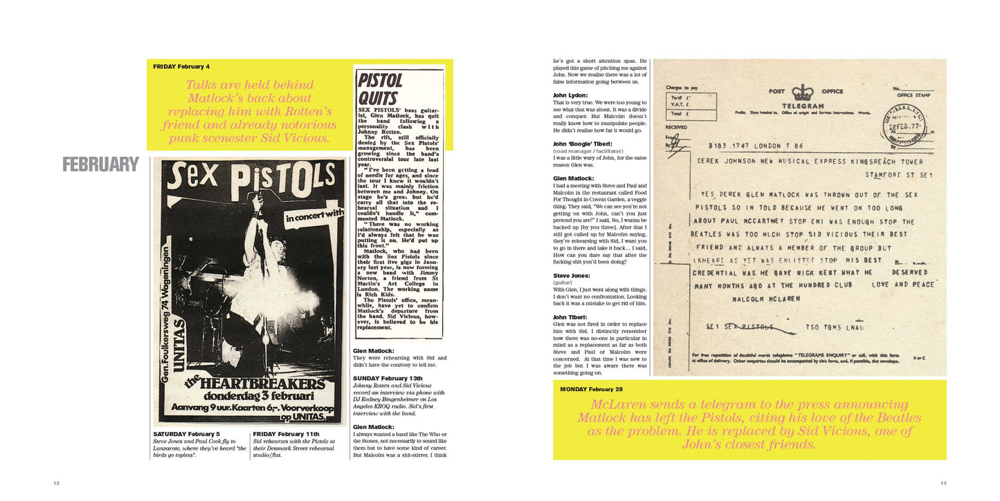 The Sex Pistols - 1977: The Bollocks Diaries