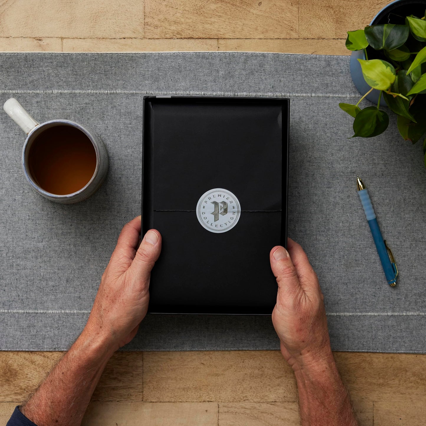 RSV Personal Size Bible with Cross References, Black Premium Goatskin Leather, Premier Collection, (Sovereign Collection)