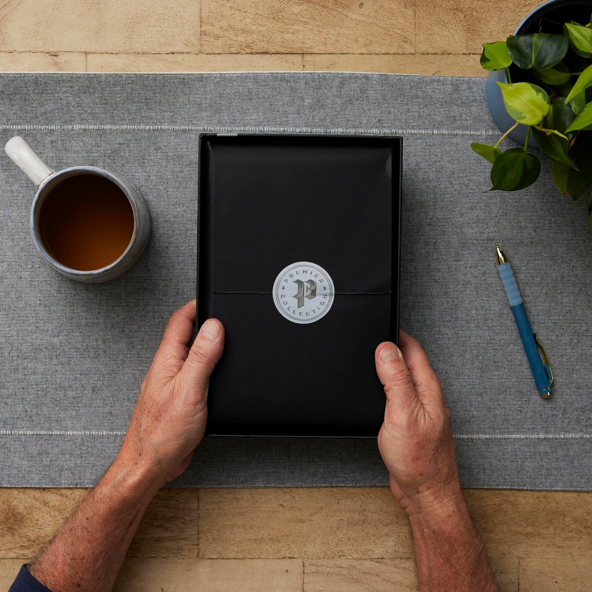 RSV Personal Size Bible with Cross References, Black Premium Goatskin Leather, Premier Collection, (Sovereign Collection)