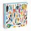 Galison Feathers 500 Piece Jigsaw Puzzle for Adults and Families, Bird Feather Foil Puzzle with 500 Pieces and Bird Feathers from Around The World