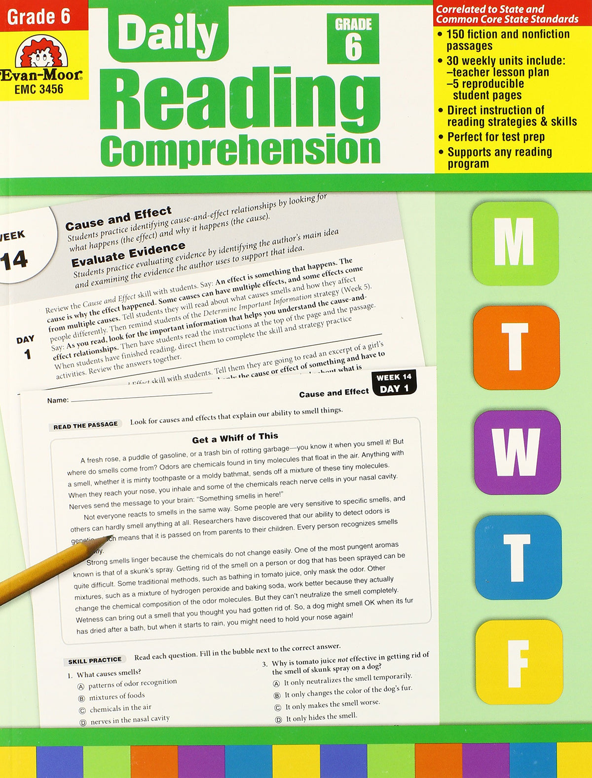 Daily Reading Comprehension, Grade 6