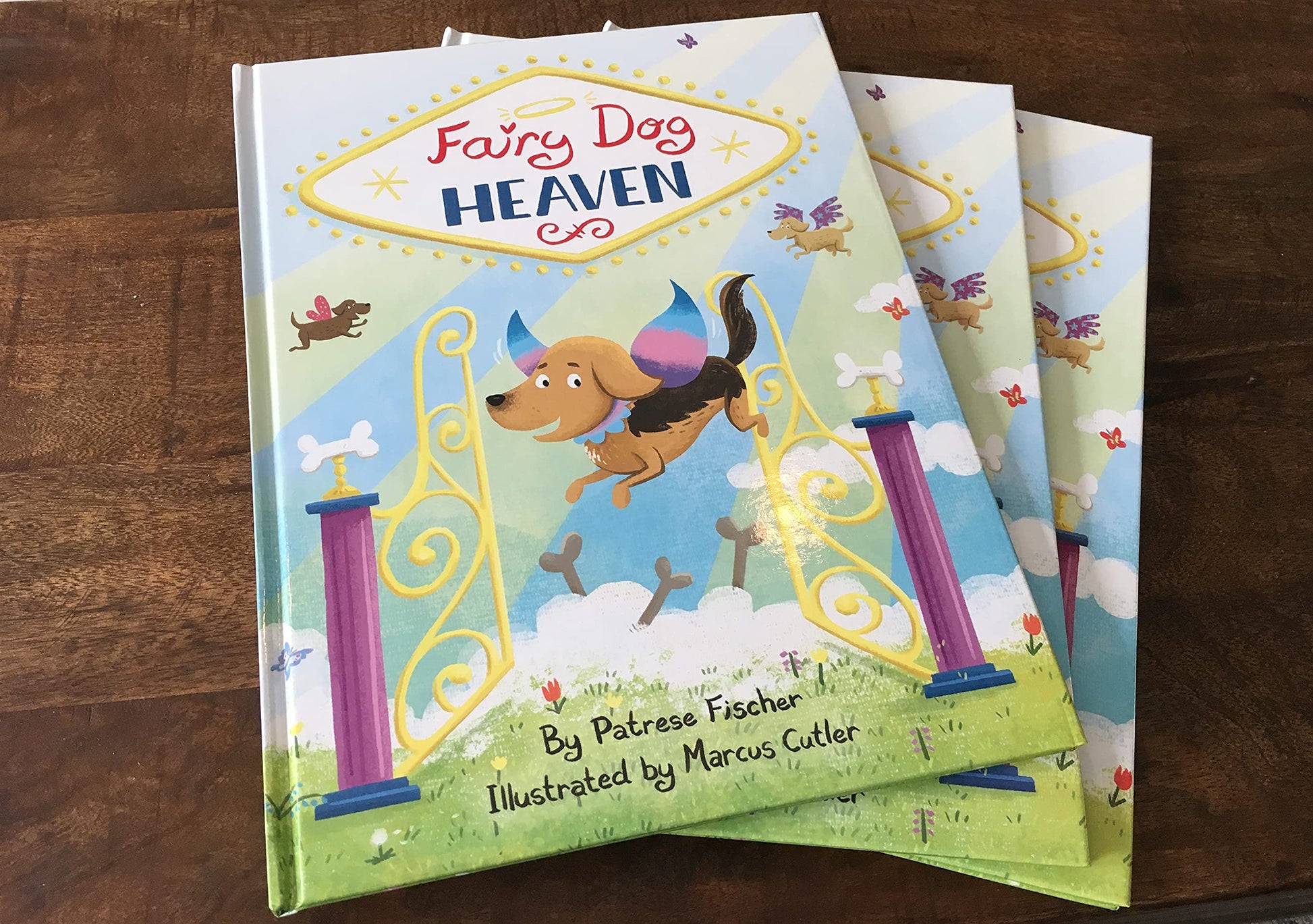 Fairy Dog Heaven: Whimsical view of dog heaven helps kids cope with loss of dog. Kids dog book to help with pet loss.