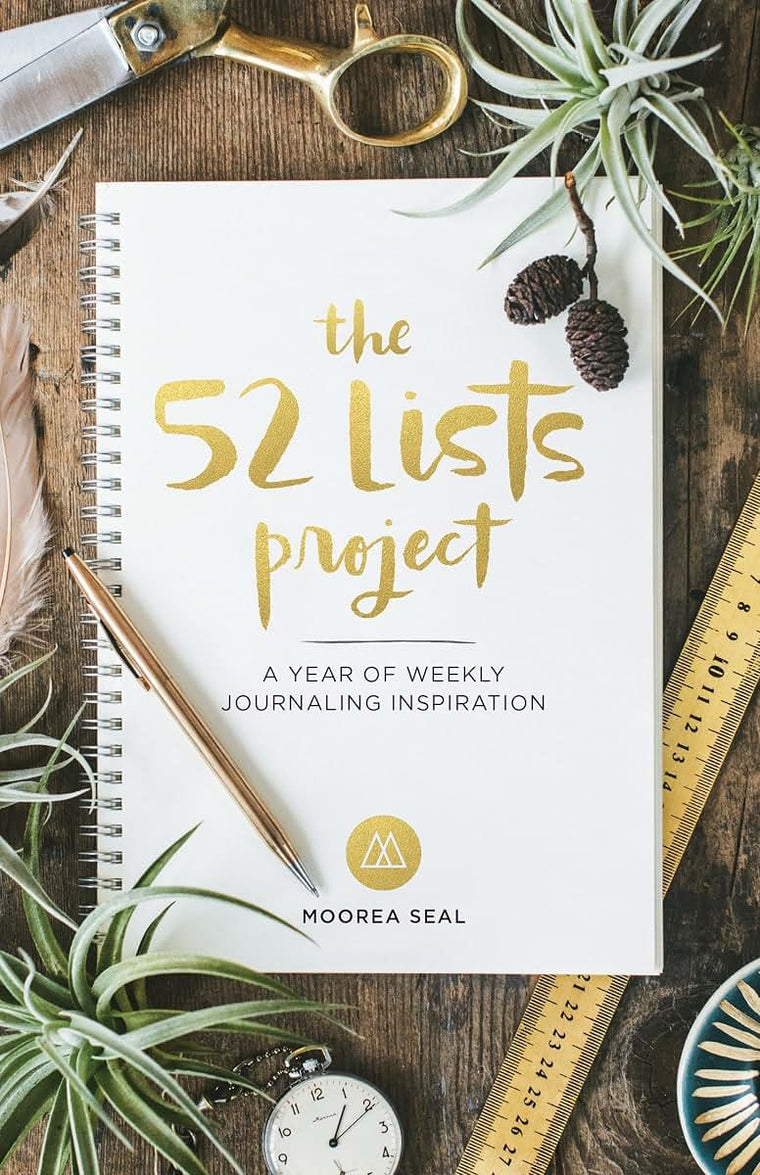 The 52 Lists Project: A Year of Weekly Journaling Inspiration (A Guided Self-Care & Manifestation Journal for Women with Prompts, Photos, and Illustrations)