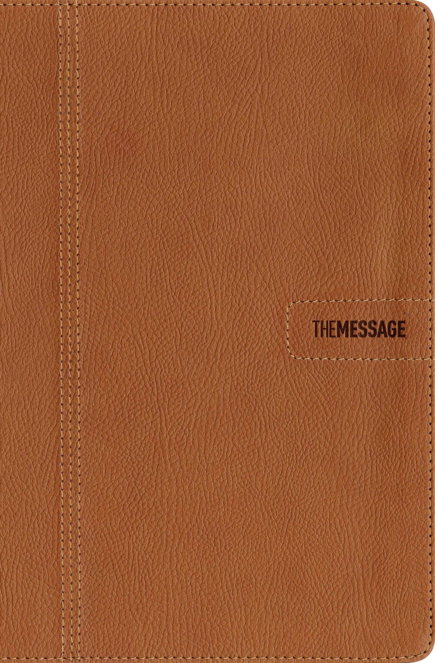 The Message Slimline (Leather-Look, Saddle Tan): The Bible in Contemporary Language