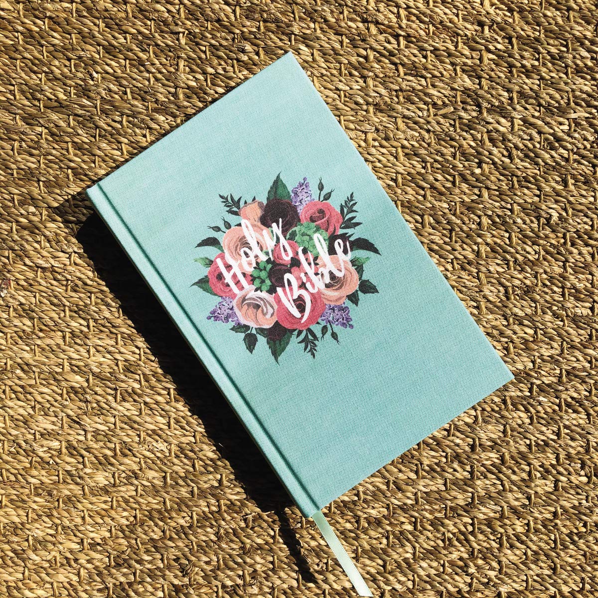 NIV, Bible for Teens, Thinline Edition, Cloth over Board, Floral, Red Letter, Comfort Print