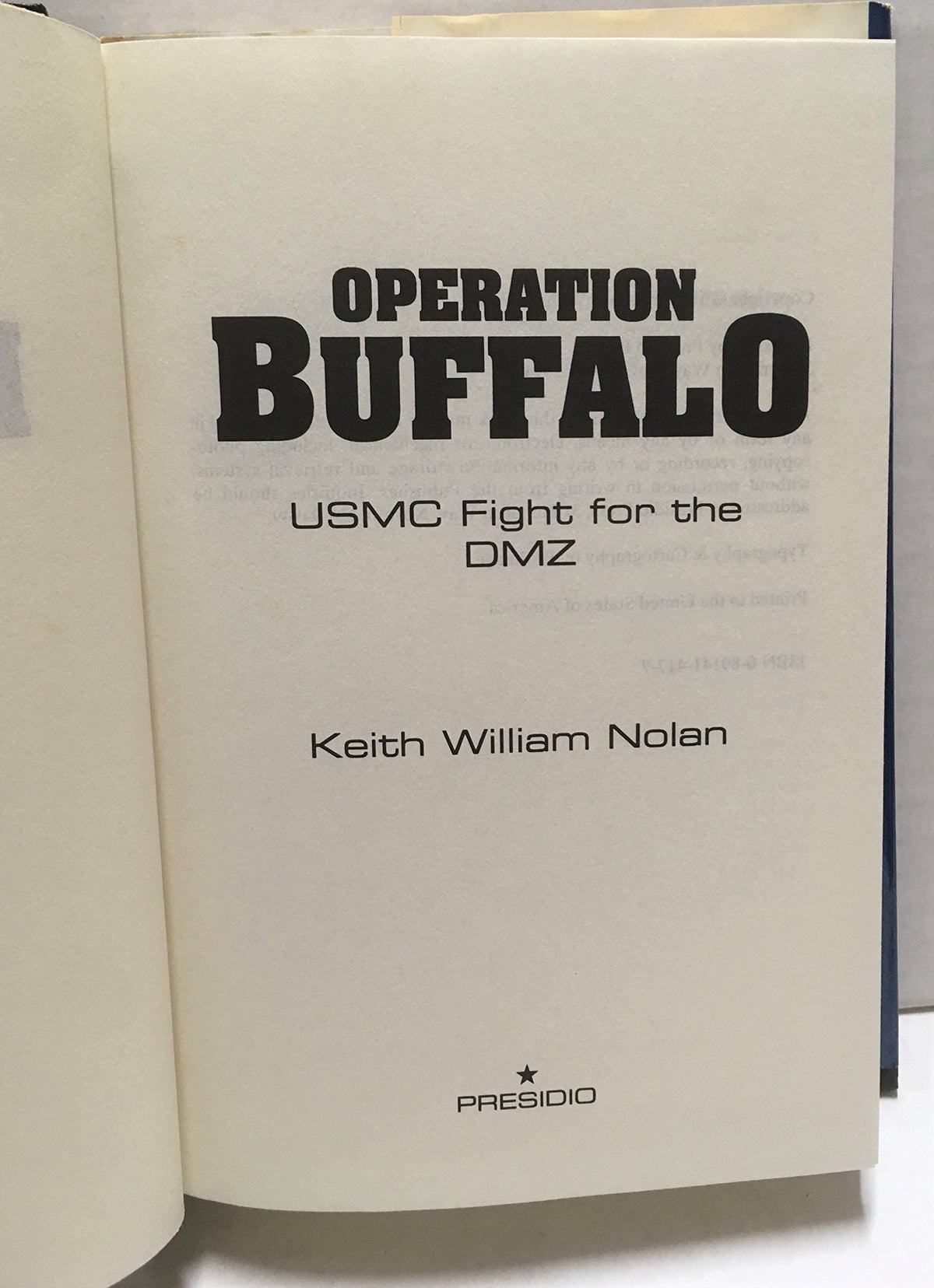 Operation Buffalo: USMC Fight for the DMZ