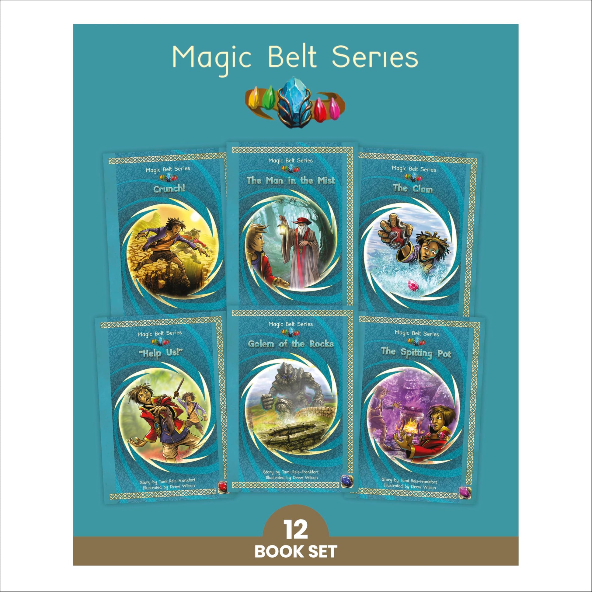 Phonic Books Magic Belt Decodable Books for Older Readers (CVC, Consonant Blends and Consonant Teams) (Phonic Books Catch-Up Decodable Readers)