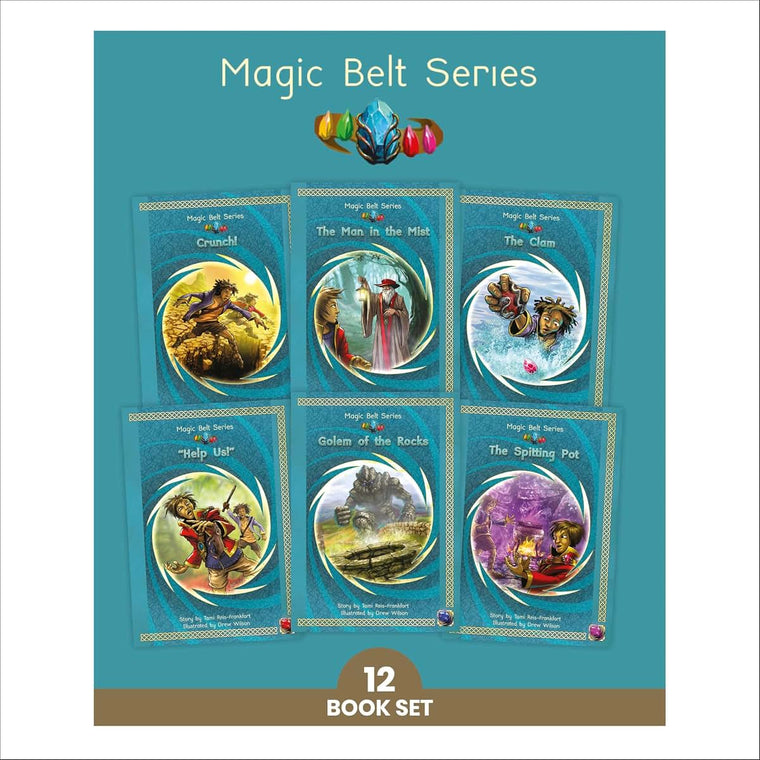 Phonic Books Magic Belt Decodable Books for Older Readers (CVC, Consonant Blends and Consonant Teams) (Phonic Books Catch-Up Decodable Readers)