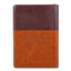 Trust Jeremiah 17:7-8 Bible Verse Brown Faux Leather Journal Inspirational Zippered Notebook w/Ribbon and Lined Pages, 6.5 x 8.75 Inches