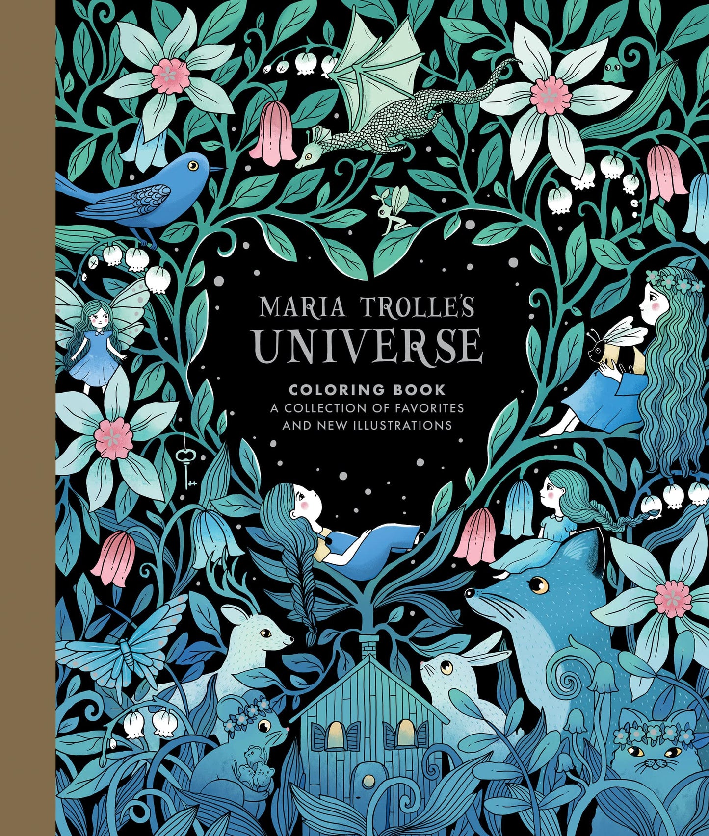 Maria Trolle's Universe Coloring Book: Hardcover adult coloring book featuring thick, high-quality paper