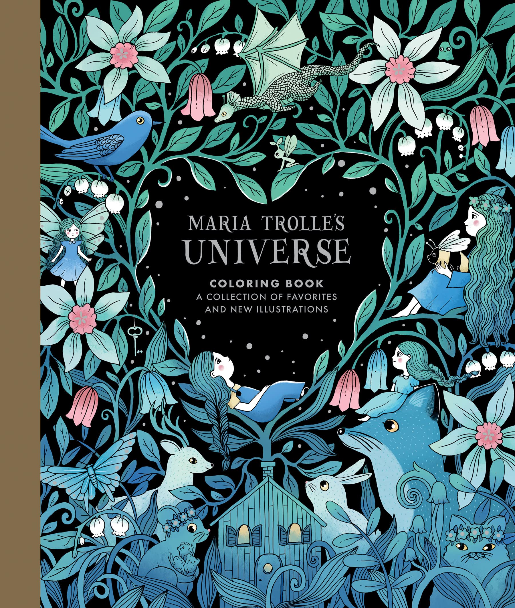 Maria Trolle's Universe Coloring Book: Hardcover adult coloring book featuring thick, high-quality paper