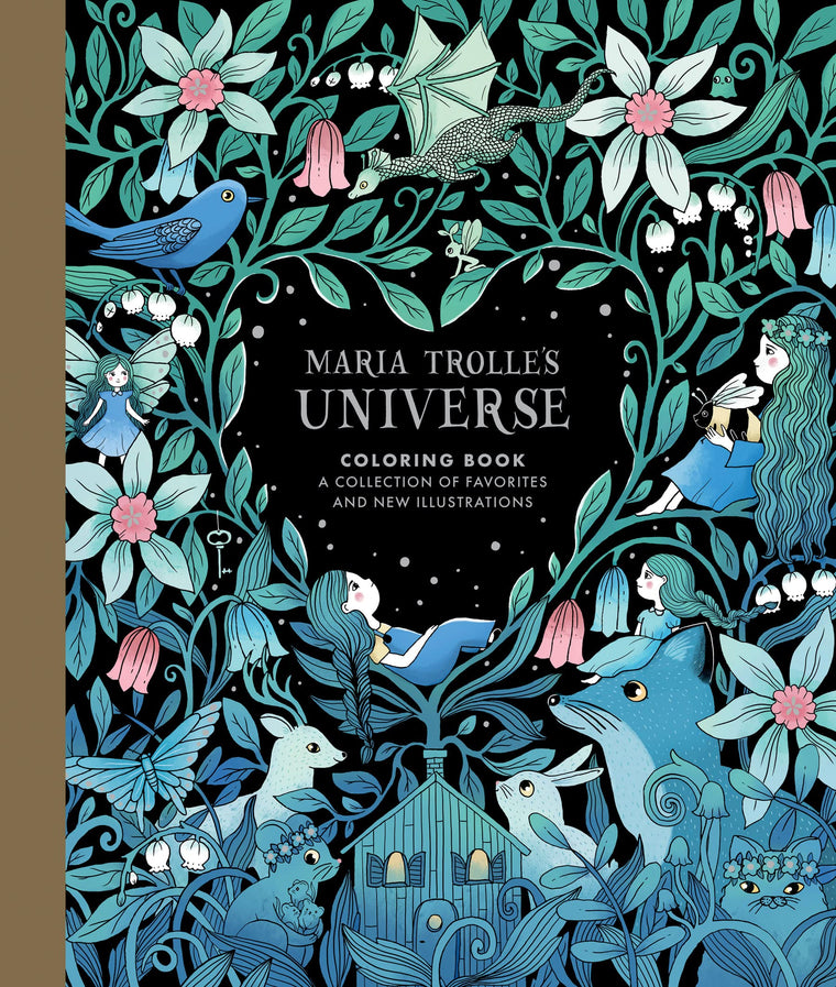 Maria Trolle's Universe Coloring Book: Hardcover adult coloring book featuring thick, high-quality paper