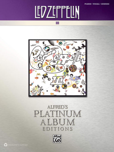Led Zeppelin -- III Platinum: Piano/Vocal/Chords (Alfred's Platinum Album Editions)