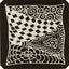 Studio Series Artist's Tiles Black: 75 Acid-Free Black Tiles