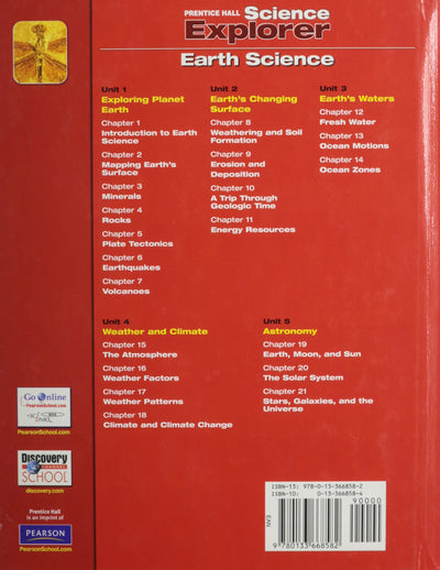SCIENCE EXPLORER C2009 LEP STUDENT EDITION EARTH SCIENCE