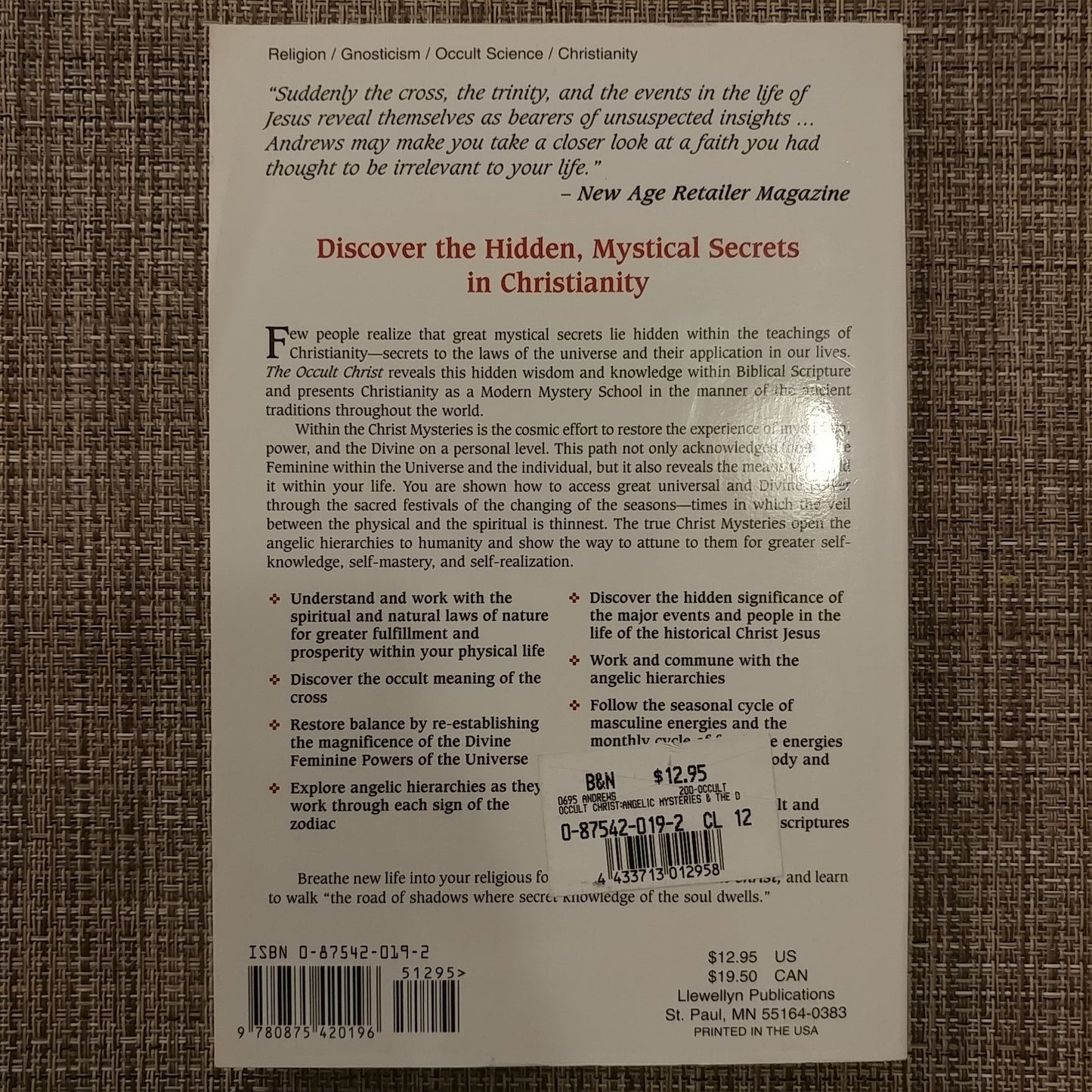 The Occult Christ: Angelic Mysteries, Seasonal Rituals, The Divine Feminine