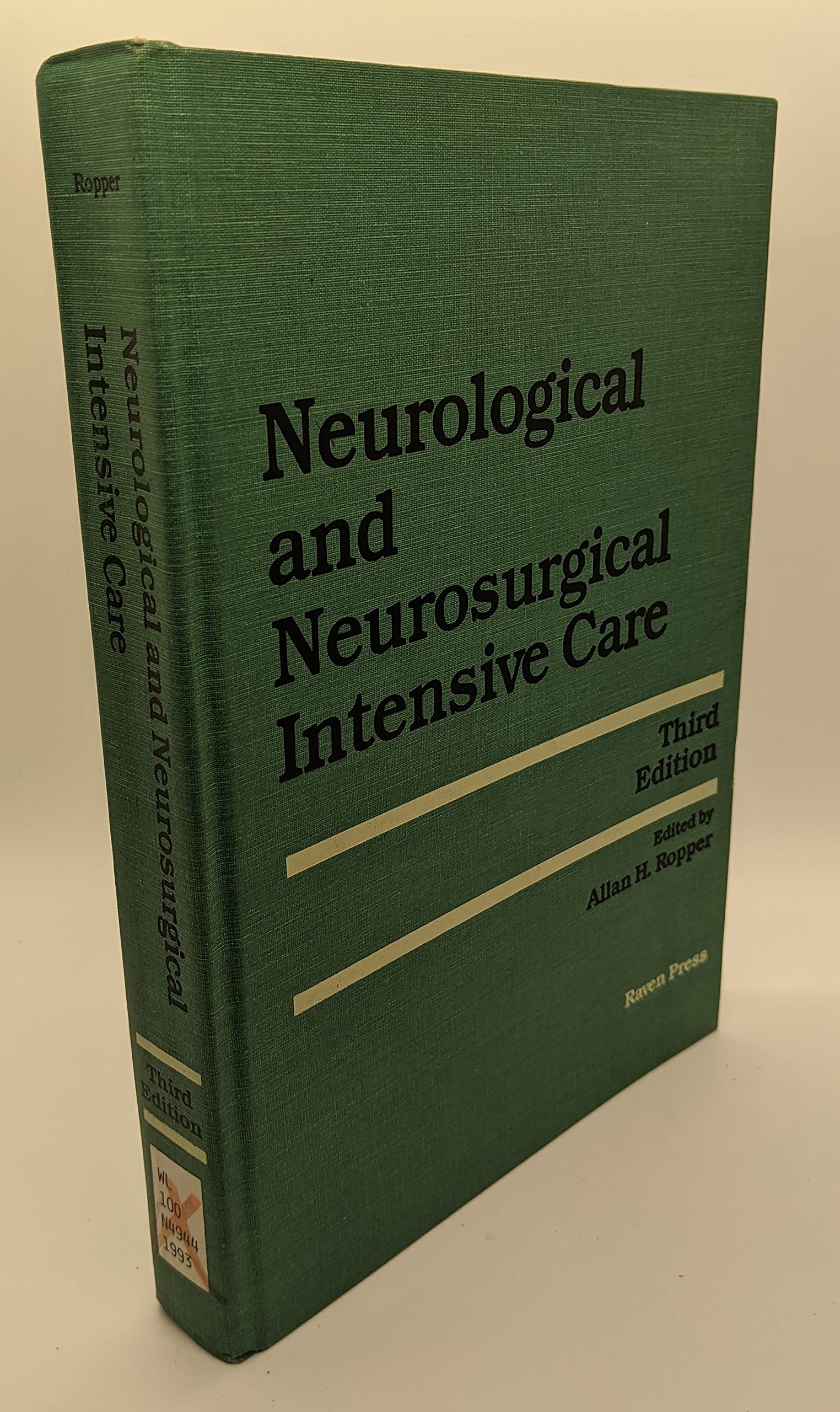 Neurological and Neurosurgical Intensive Care