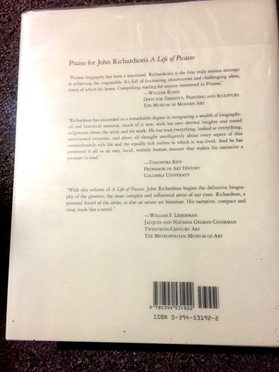 A Life of Picasso, Volume I: 1881-1906 by John Richardson