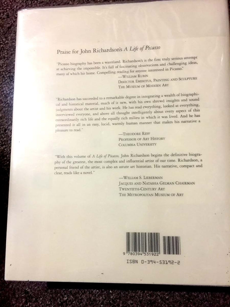 A Life of Picasso, Volume I: 1881-1906 by John Richardson