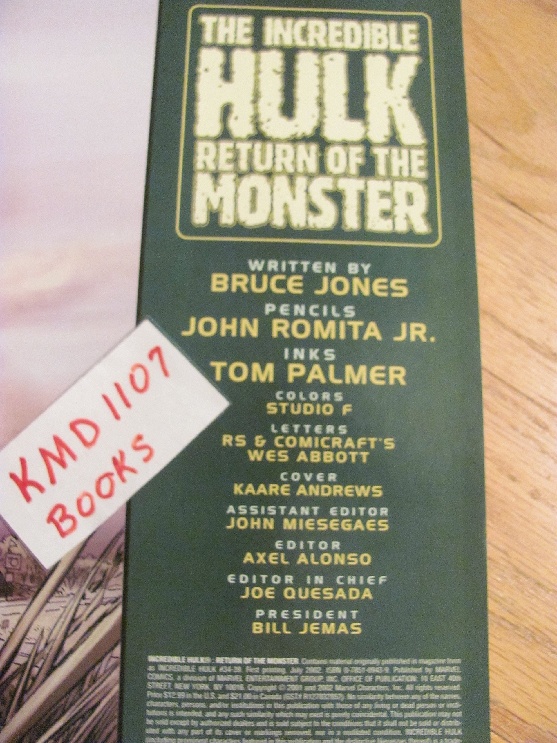 Incredible Hulk Vol. 1: Return of the Monster