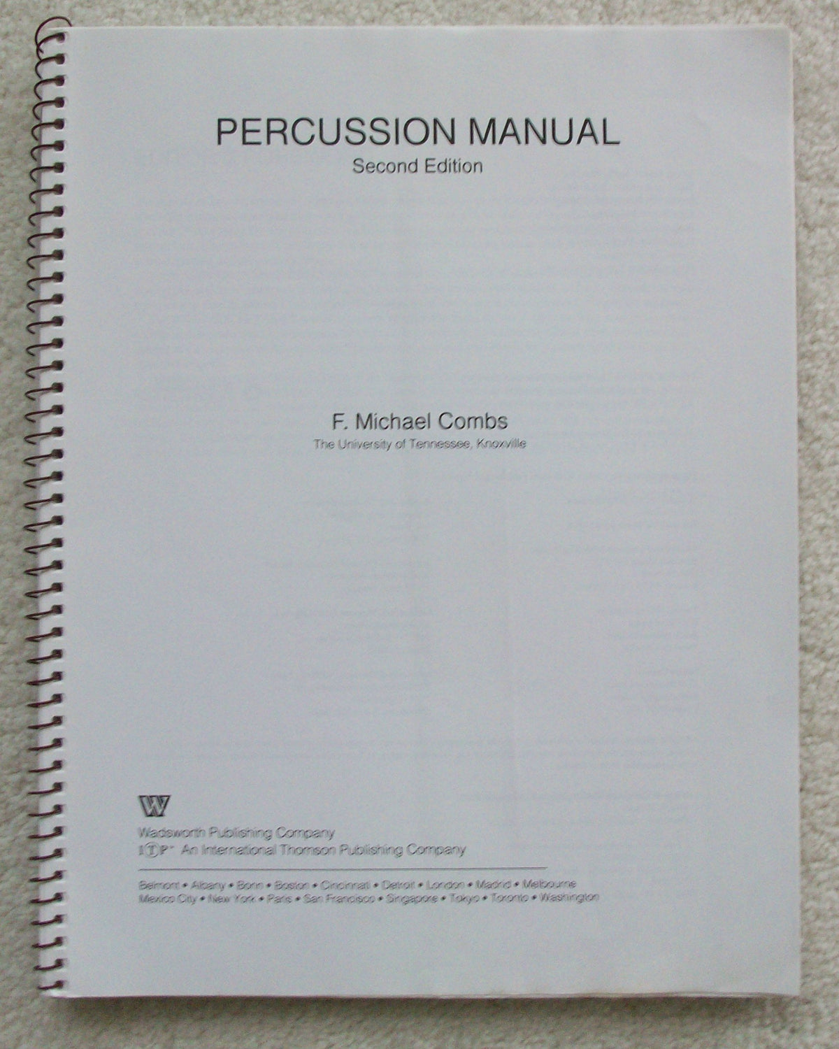 Percussion Manual