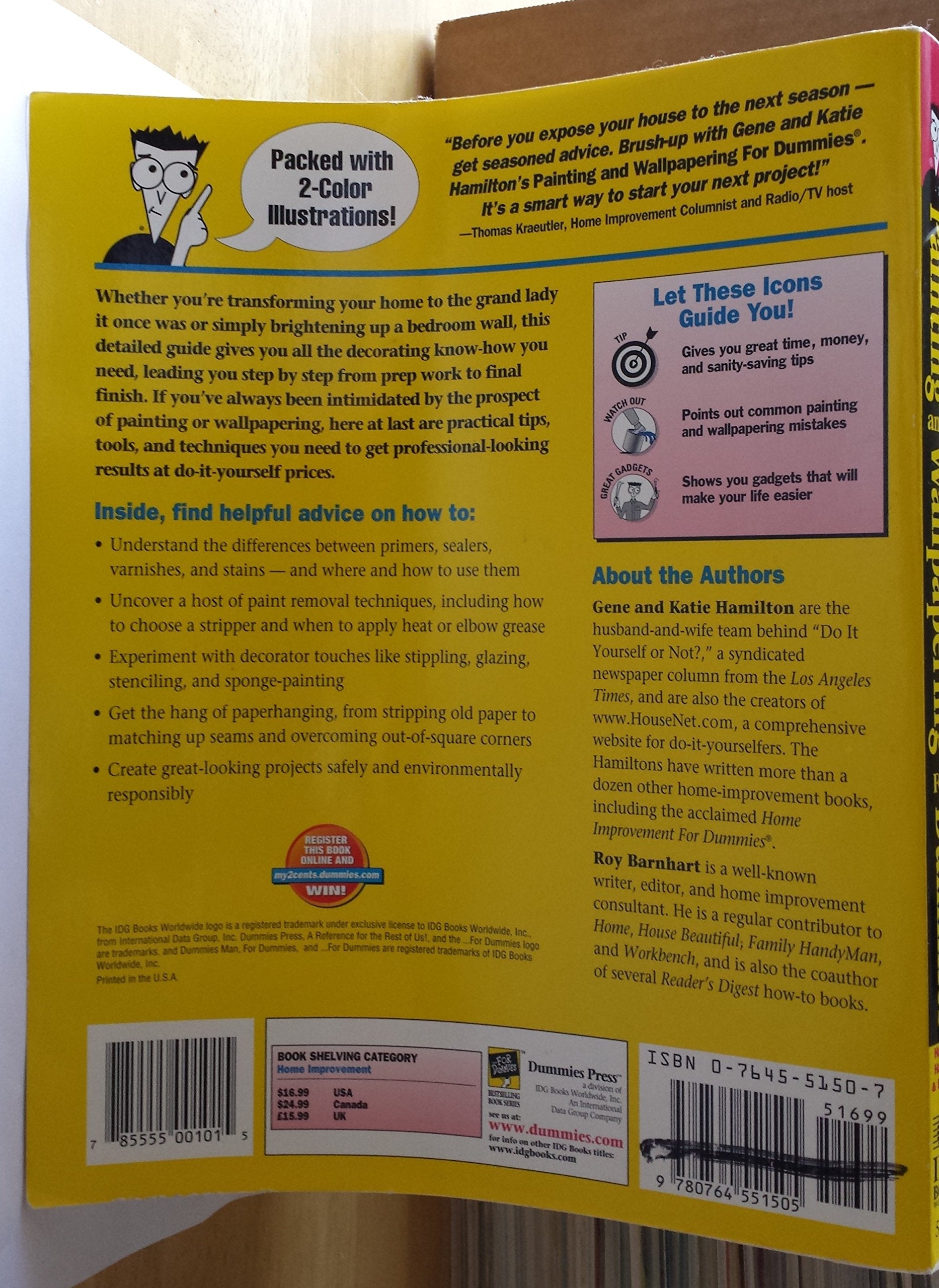 Painting and Wallpapering for Dummies
