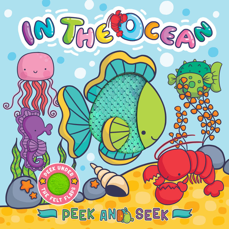 Little Hippo Books Peek and Seek In the Ocean Children's Books Ages 1-3  Touch and Feel Books for Toddlers 1-3 & Baby Books  Best Kid's Books and ... Children's Books and Sensory Books