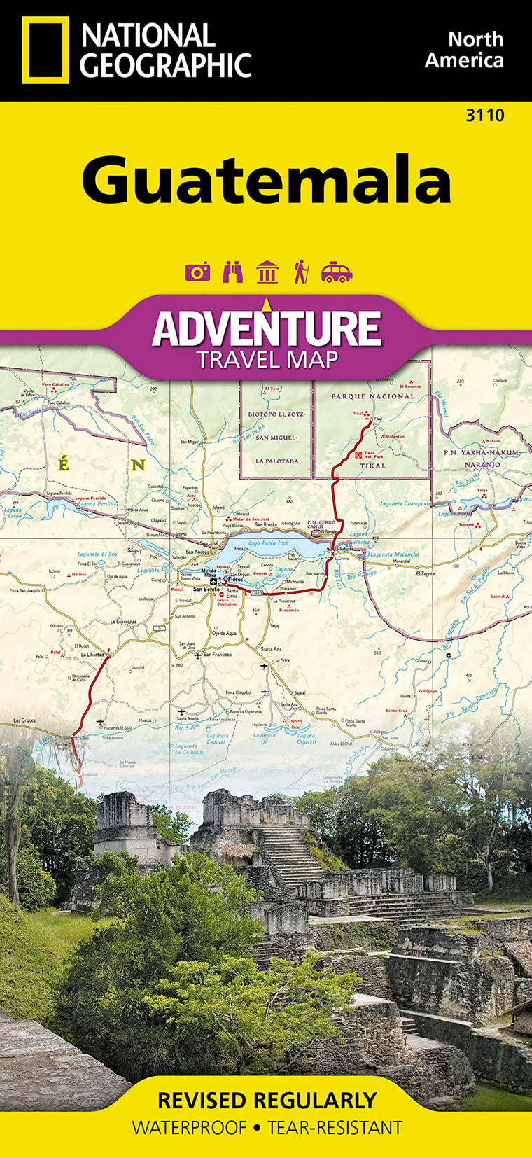 Guatemala Map (National Geographic Adventure Map, 3110)