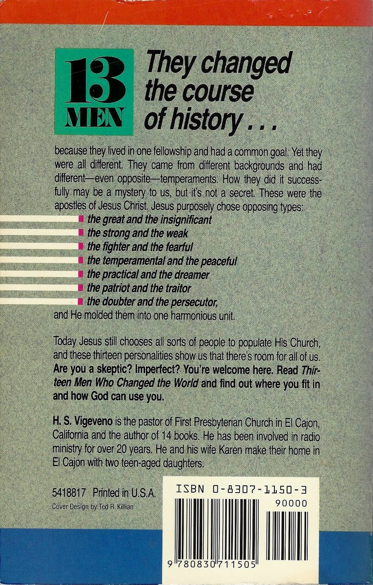 13 Men Who Changed the World — back cover