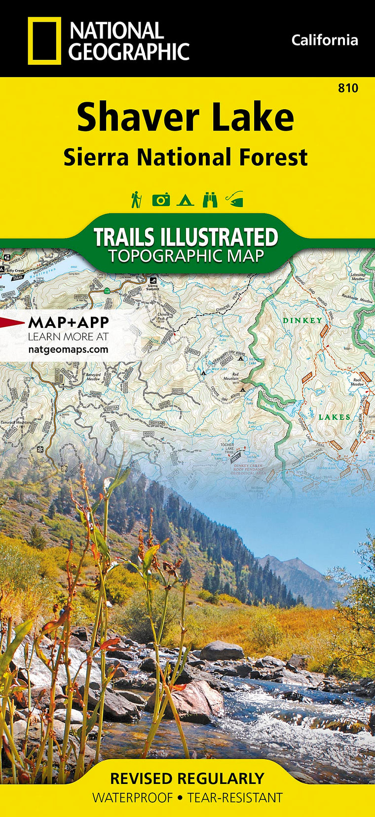Shaver Lake [Sierra National Forest] (National Geographic Trails Illustrated Map) (National Geographic Trails Illustrated Map, 810)