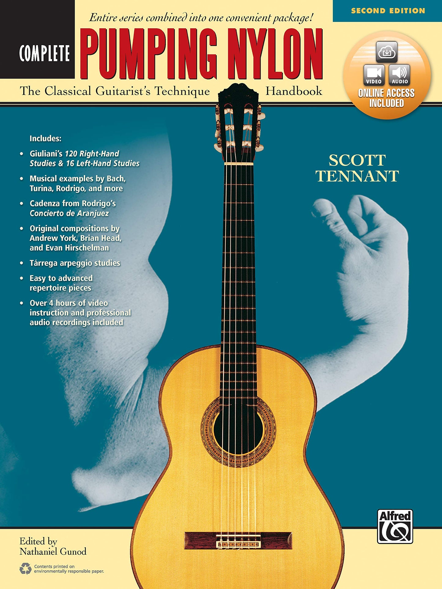 Pumping Nylon -- Complete: The Classical Guitarist's Technique Handbook, Book & Online Video/Audio (Pumping Nylon Series)
