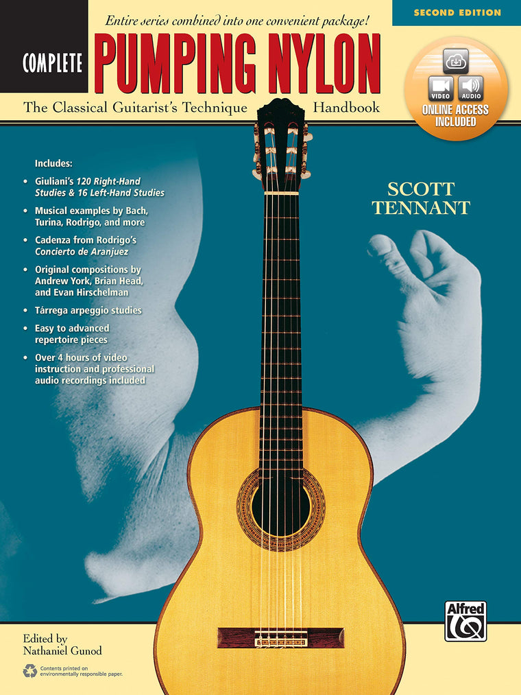 Pumping Nylon -- Complete: The Classical Guitarist's Technique Handbook, Book & Online Video/Audio (Pumping Nylon Series)