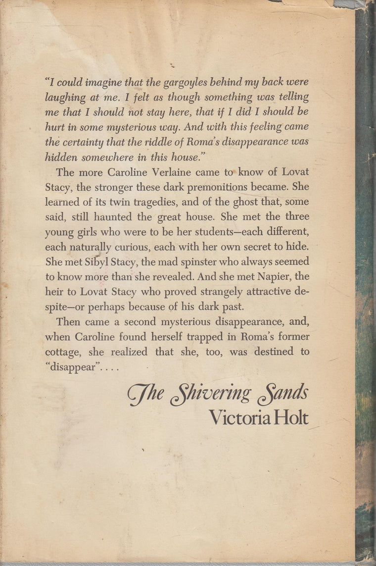 The Shivering Sands — back cover